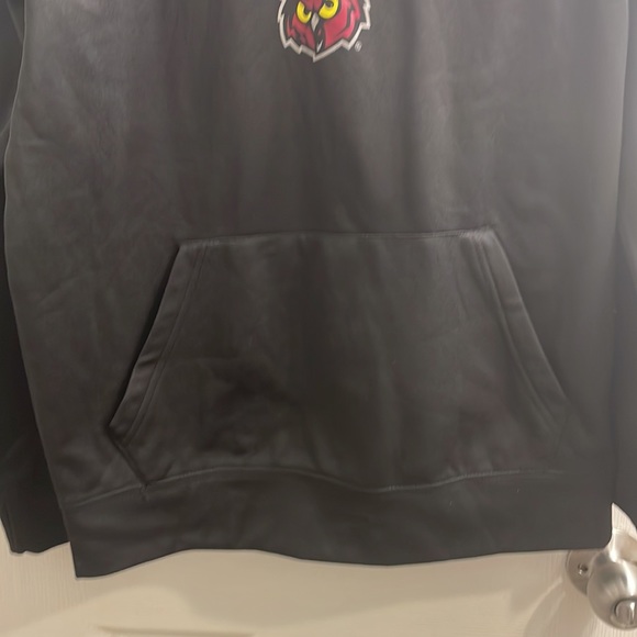 NWOT Colosseum TEMPLE OWLS Pullover Hoodie Black Maroon Red and White $20 - Picture 3 of 8
